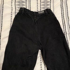 Rocky Mountain bareback jeans. Black vintage Rockies western jeans.